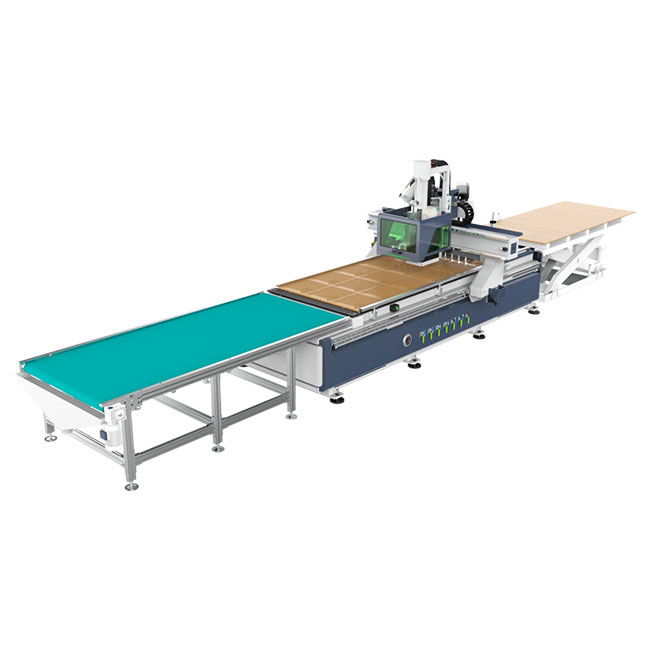 Enrutador CNC de plataforma plana completa para la fabricación de muebles